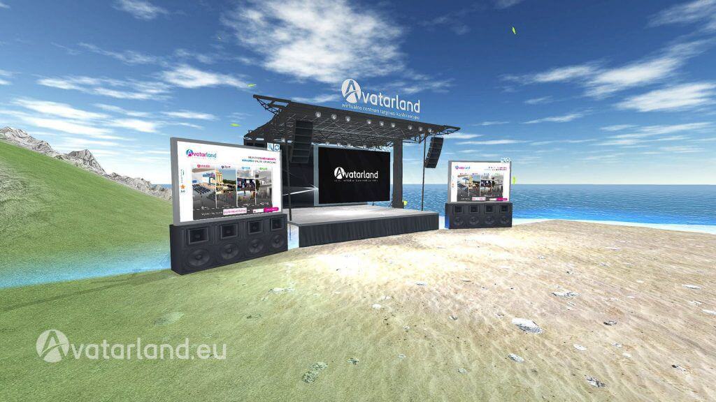 AVATARLAND Island 3D powered by Virbela - Beach Stage