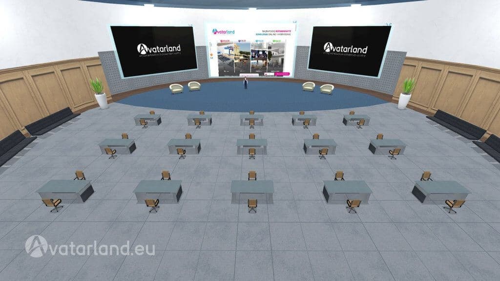 AVATARLAND Island 3D powered by Virbela - Conference Hall