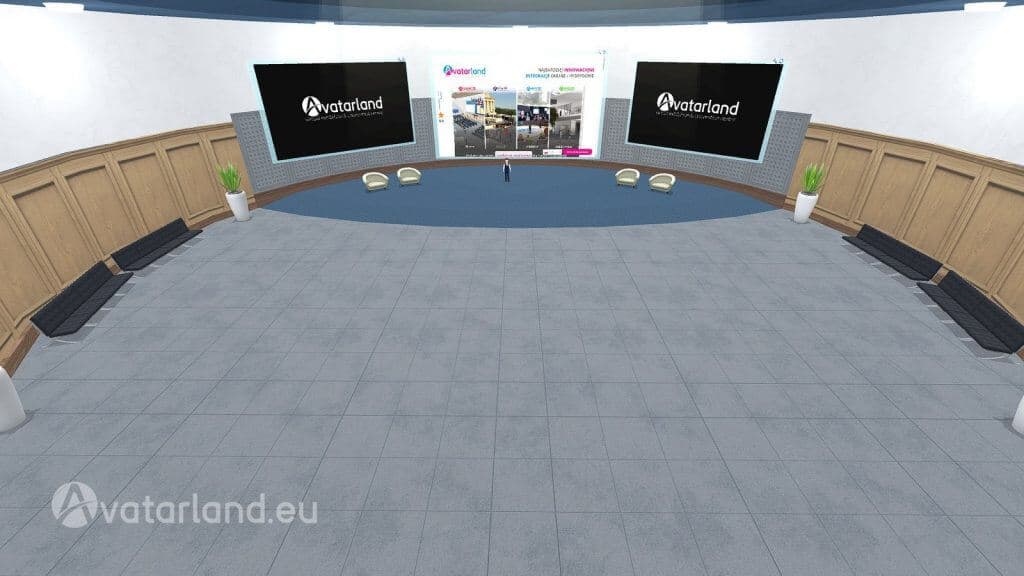 AVATARLAND Island 3D powered by Virbela - Conference Hall